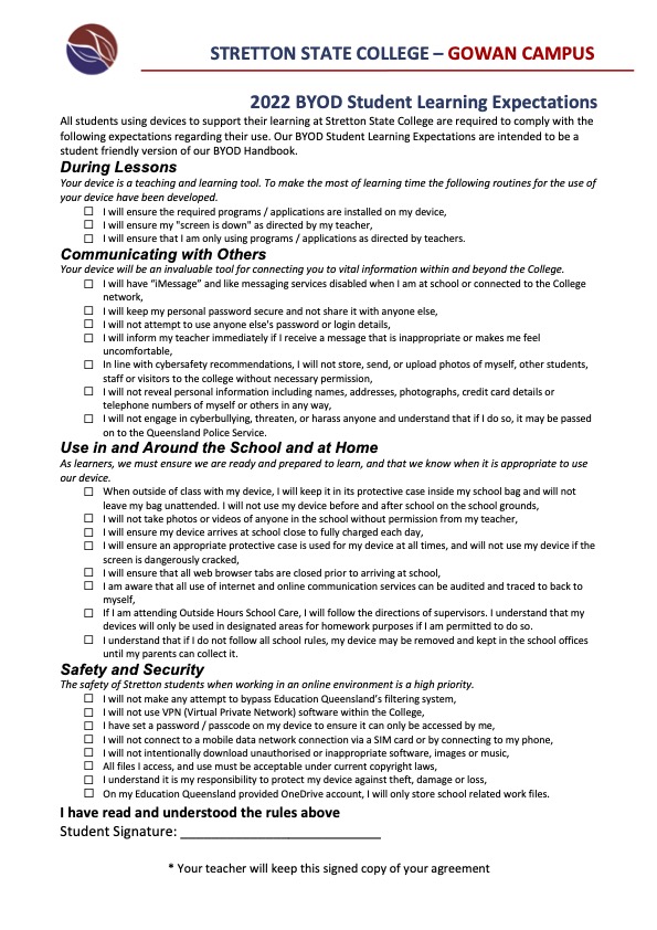 2022 Gowan BYOD Learning Expectations and Participant's Agreement.jpg